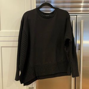 All Saints Black Sweater/Sweatshirt Size Small
